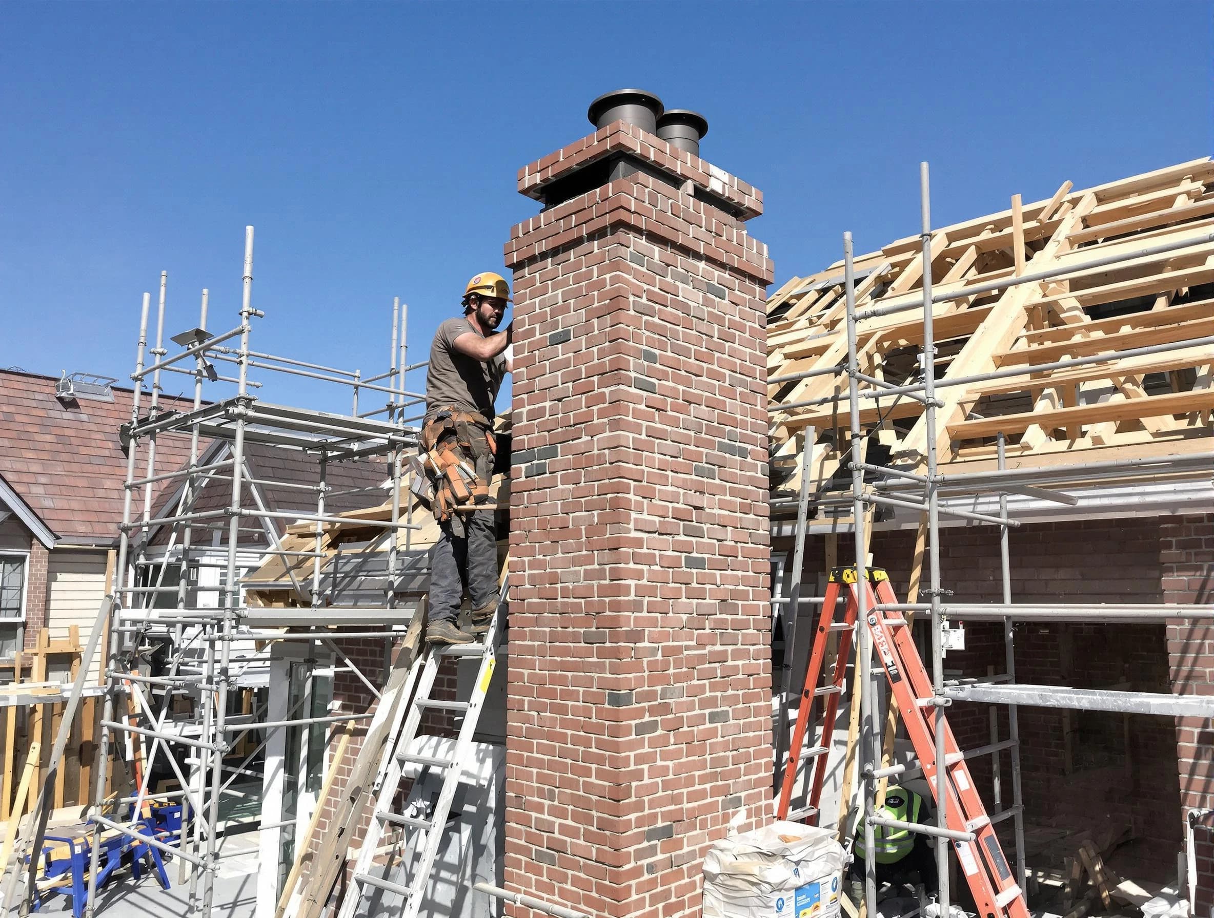 New chimney installation completed by Tecumseh Chimney Sweep in Tecumseh, OK