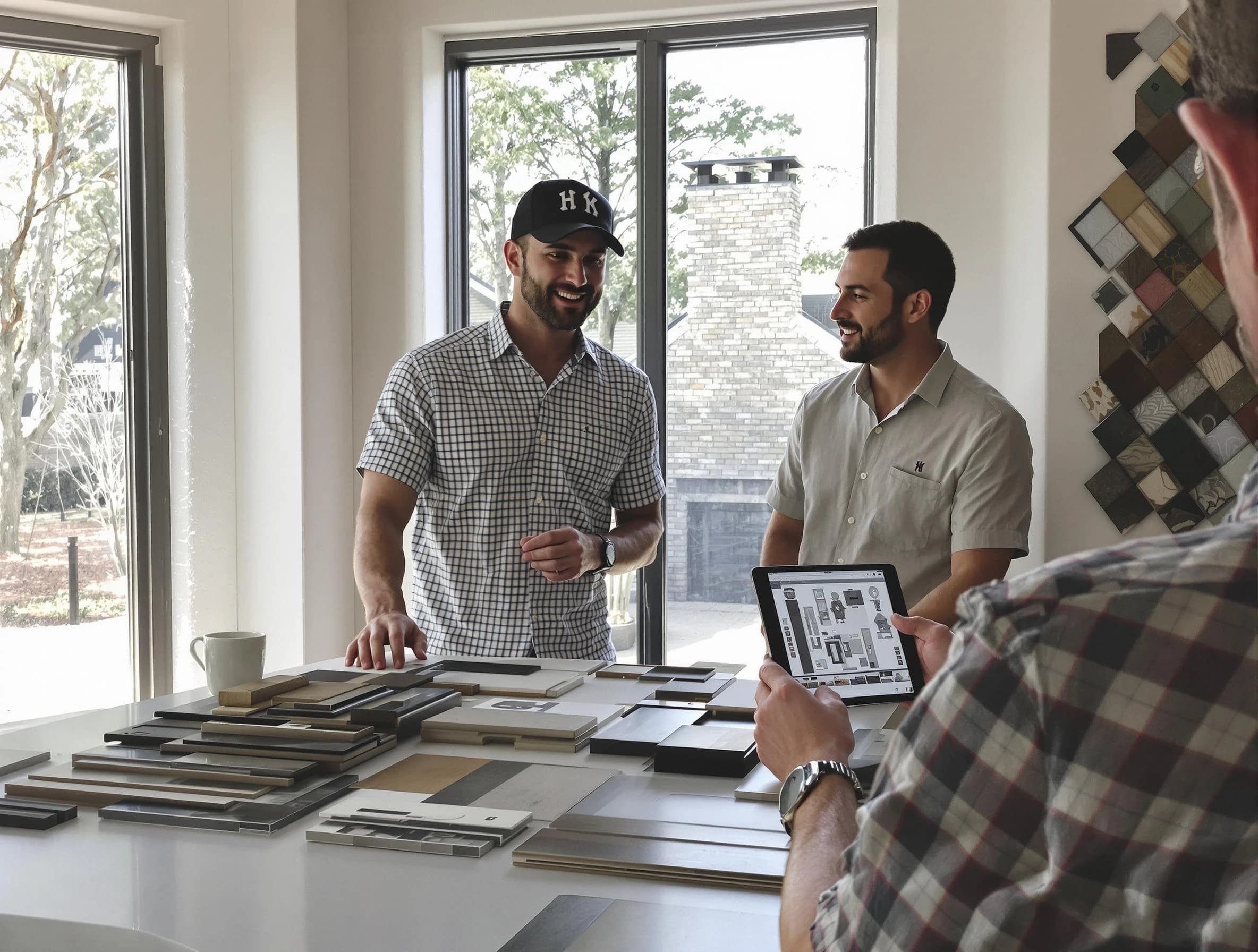 Tecumseh Chimney Sweep remodeling a chimney and fireplace in Tecumseh, OK