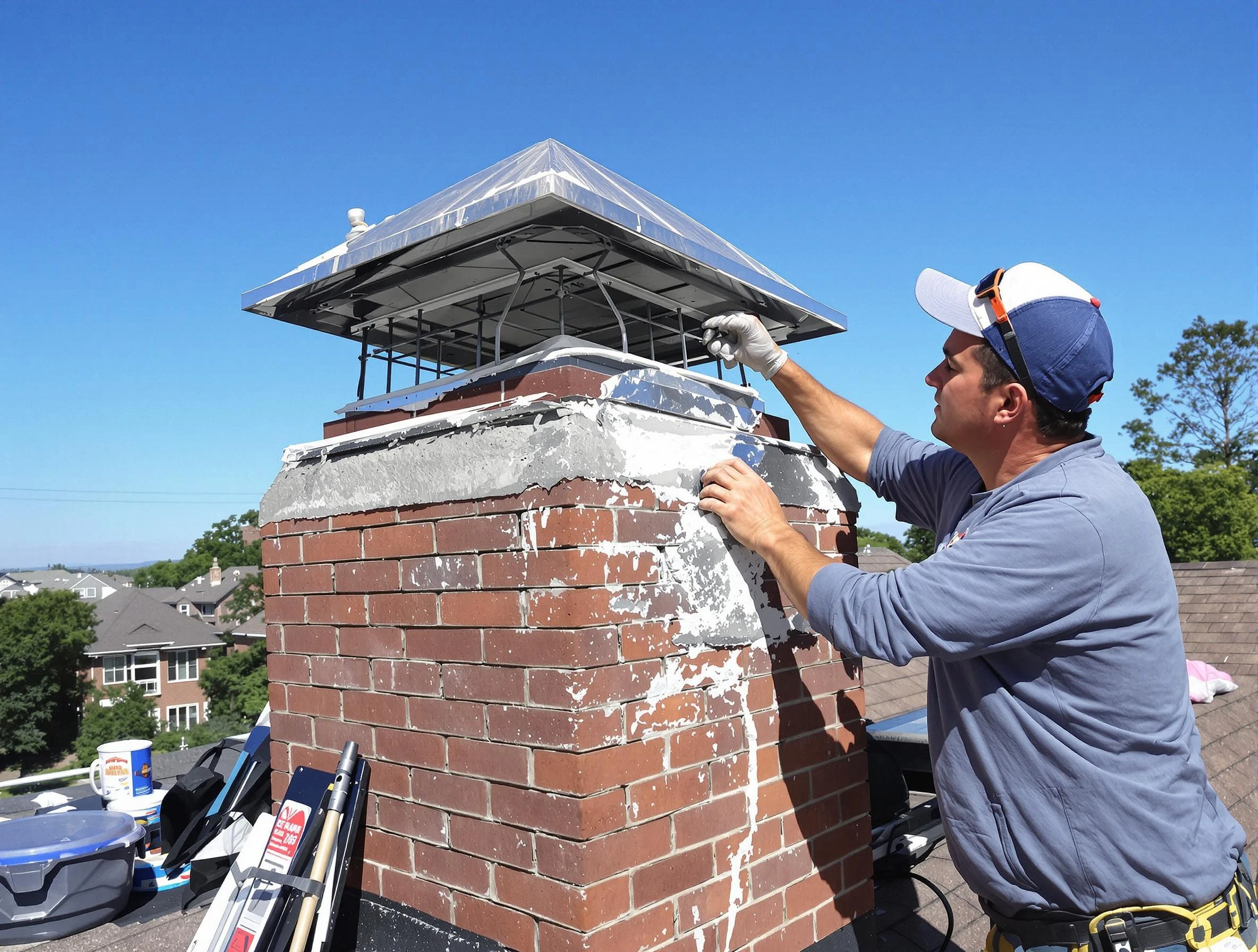 Chimney Crown Services service in Tecumseh, OK