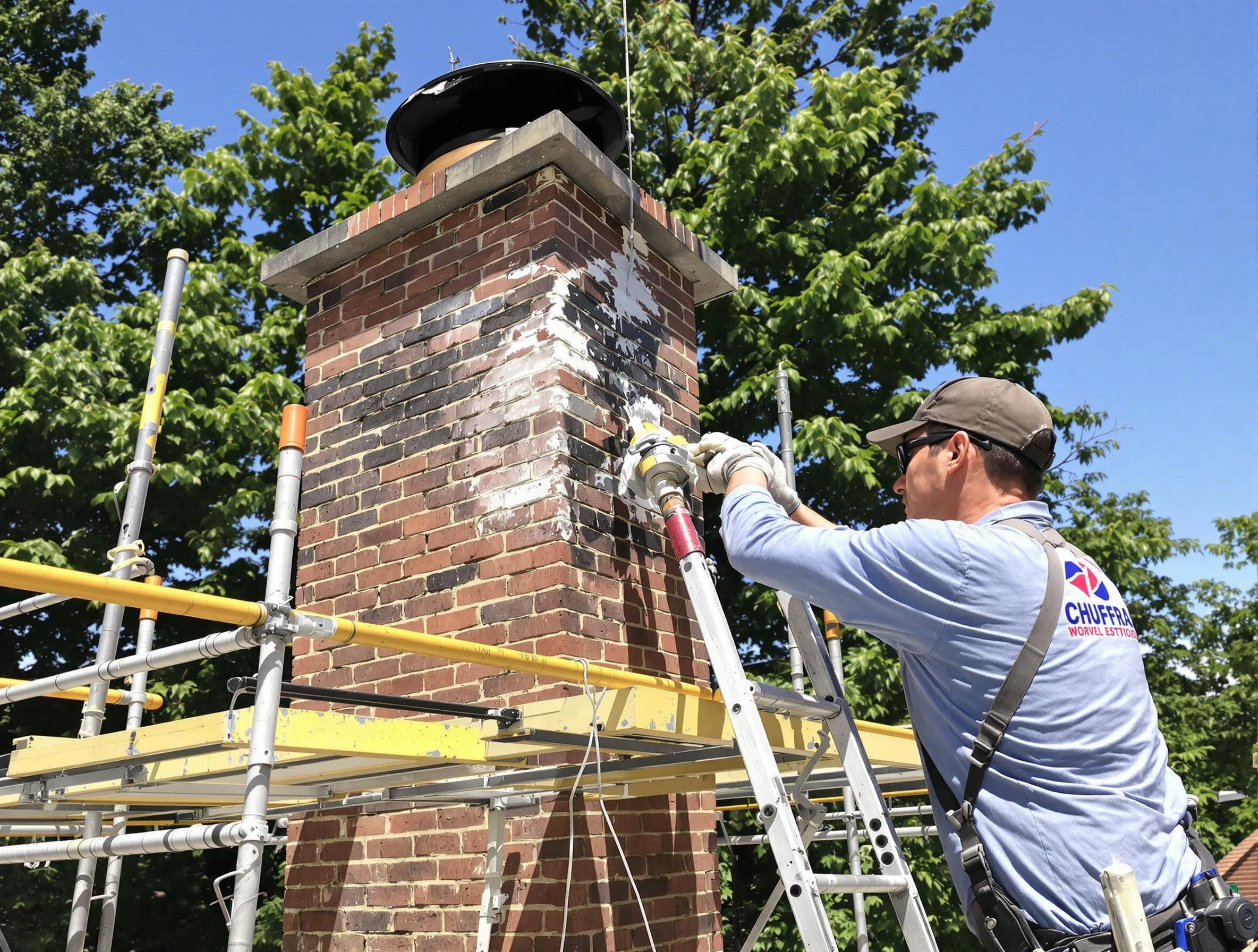 Structural chimney repair by Tecumseh Chimney Sweep in Tecumseh, OK